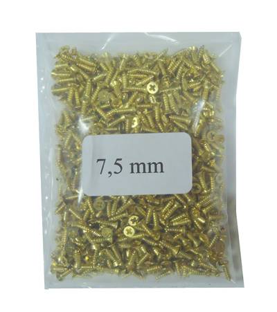2,2*7,5 mm SARI KAPLAMALI VİDA 1,000 adet