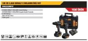 Dewalt Mclaren DCK22222MP2T Akülü İkili Set DCD86M + DCF86M (5,0 Ah Çift Akülü)