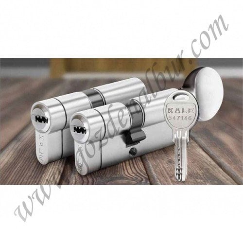 KALE 264 2\'Lİ SET TUZAKLI MANDALLI SATEN SİLİNDİR ORTAK ANAHTAR