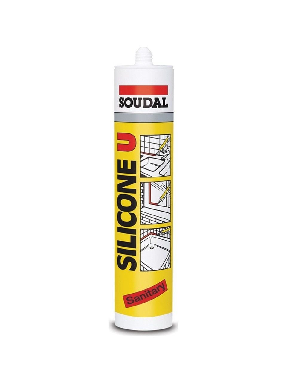 Soudal Antrasit Gri Silikon 280gr.