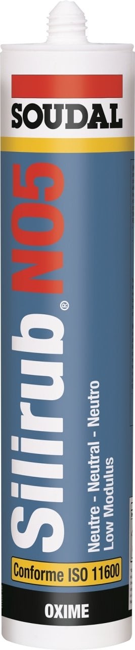 Soudal Silirub NO5-HE Antrasit Gri Silikon 300 ml.