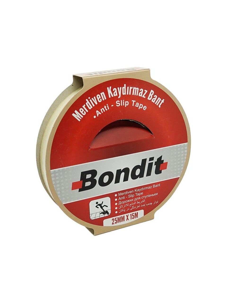 Bondit BNMK2515T Şeffaf Kaydırmaz Bant 25 mm * 15 metre