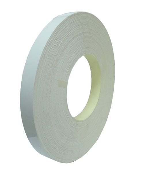 BEYAZ (MAT) PVC TUTKALLI KENAR BANDI 50 MT
