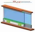 MEPA SCK 12 ALT PROFİL-ÜST PVC VE ALT-ÜST RAYI 3mt