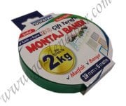 VODASEAL ÇİFT TARAFLI MONTAJ BANDI ŞEFFAF 19 mm * 5 metre