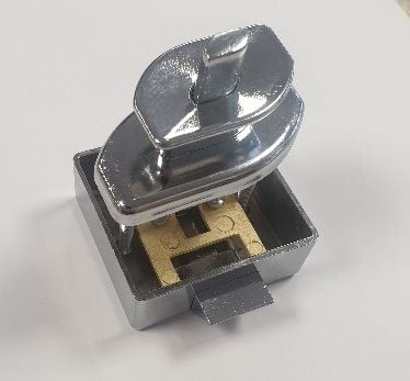 Osena Basmalı Kilit Krom Kaplama 4141 Model (Zamak)