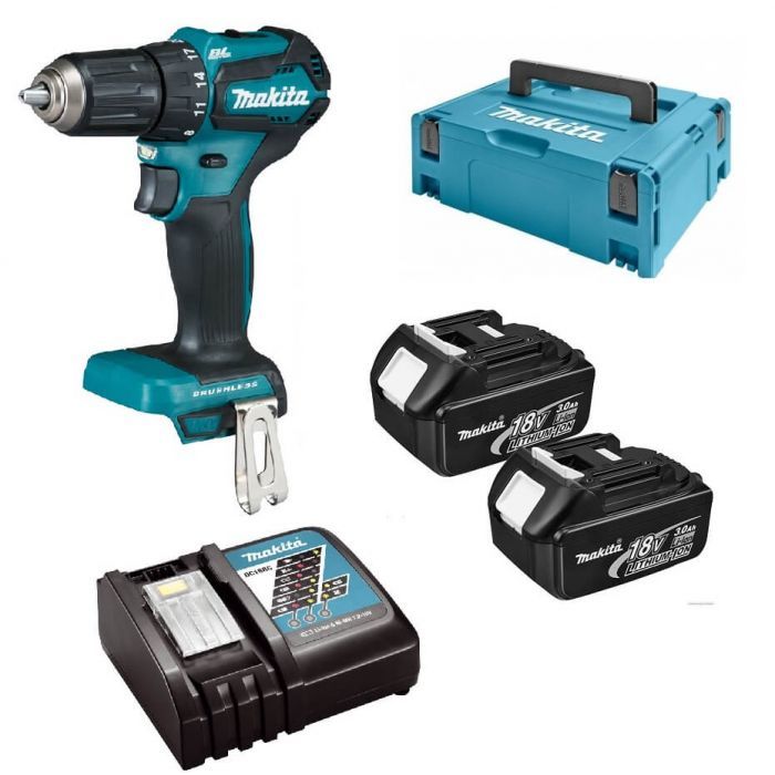 Makita DDF483RFJ Akülü Matkap Vidalama  18 volt (Bl Motorlu)