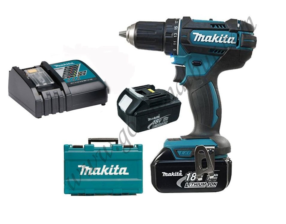 Makita  DDF482RFE Akülü Matkap Vidalama  18 volt-3,0 Ah.