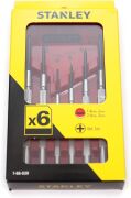 Stanley 1-66-039 Saatçi Tornavida Seti  6 parça