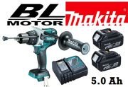 Makita  DHP481RTJ  Akülü Matkap Vidalama  18 volt 5,0 Ah.