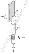TEMPO KABİN AYAK ELEMANI 23 cm