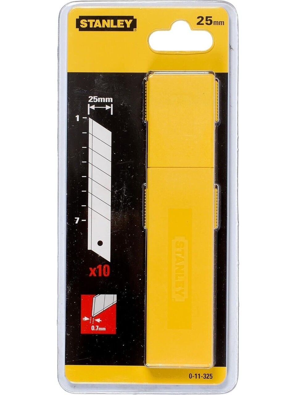 Stanley  0-11-325   Maket Bıçağı Yedeği 25 mm (10 adet)