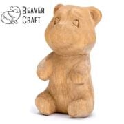 BeaverCraft DIY05  Ahşap Ayı Figürü Oyma Bıçağı Seti, 13 Parça