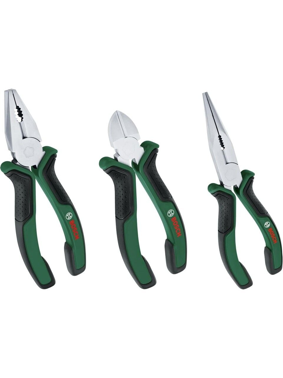 Bosch Kombine Pense + Kargaburun + Yan Keski Seti (3 parça)