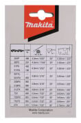 Makita 191H03-4 Motorlu Testere Zinciri 28 diş x 1,1 mm (UC4041 Uyumlu)