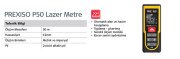 Prexiso P50 Lazer Metre  (50 metre)