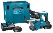 Makita DHR183RTWJ  Akülü  Pnomatik Delici 18Volt-5,0 Ah AVT (Toz Emmeli)