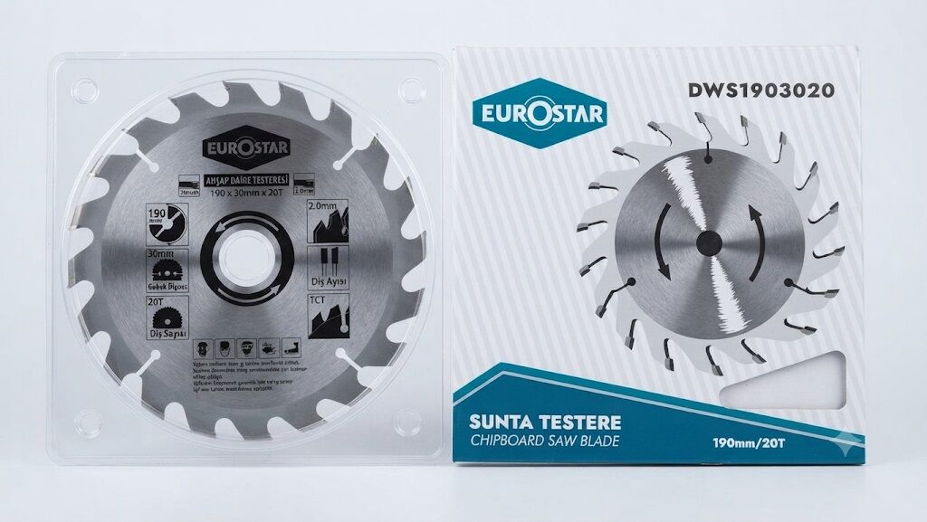 Eurostar DWS1903020   190x30mm Elmas Uçlu Daire Testere 20 Diş