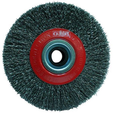 Hawk Gri Telli Daire Tel Fırça 175x25mm