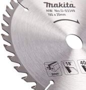 Makita D-03349 Elmas Daire Testere 165x20mm  40 Diş