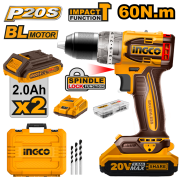 İngco 20602  Li-ion Şarjlı Darbeli Matkap 20 Volt - 2,0 Ah
