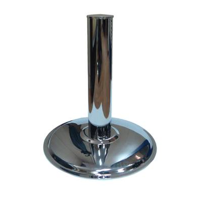 ÇAP 60 mm CAM İÇİN ORTADAN SEHPA AYAĞI KROM