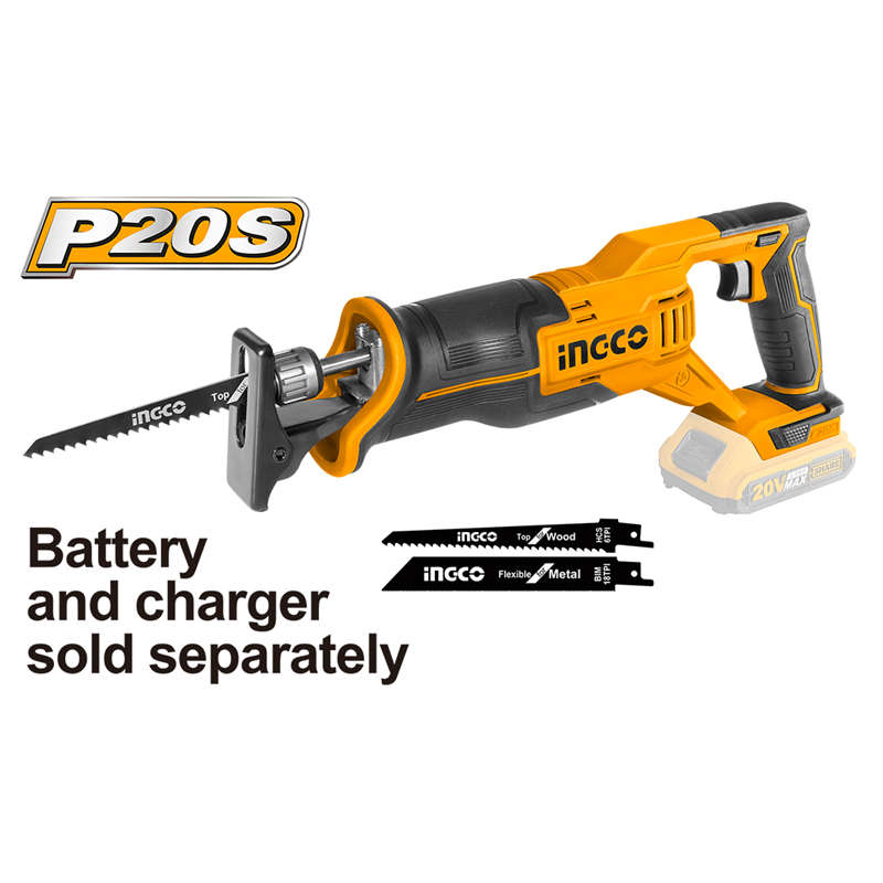 İngco CRSLI1152 Akülü Kılıç Testere Gövdesi 20 Volt