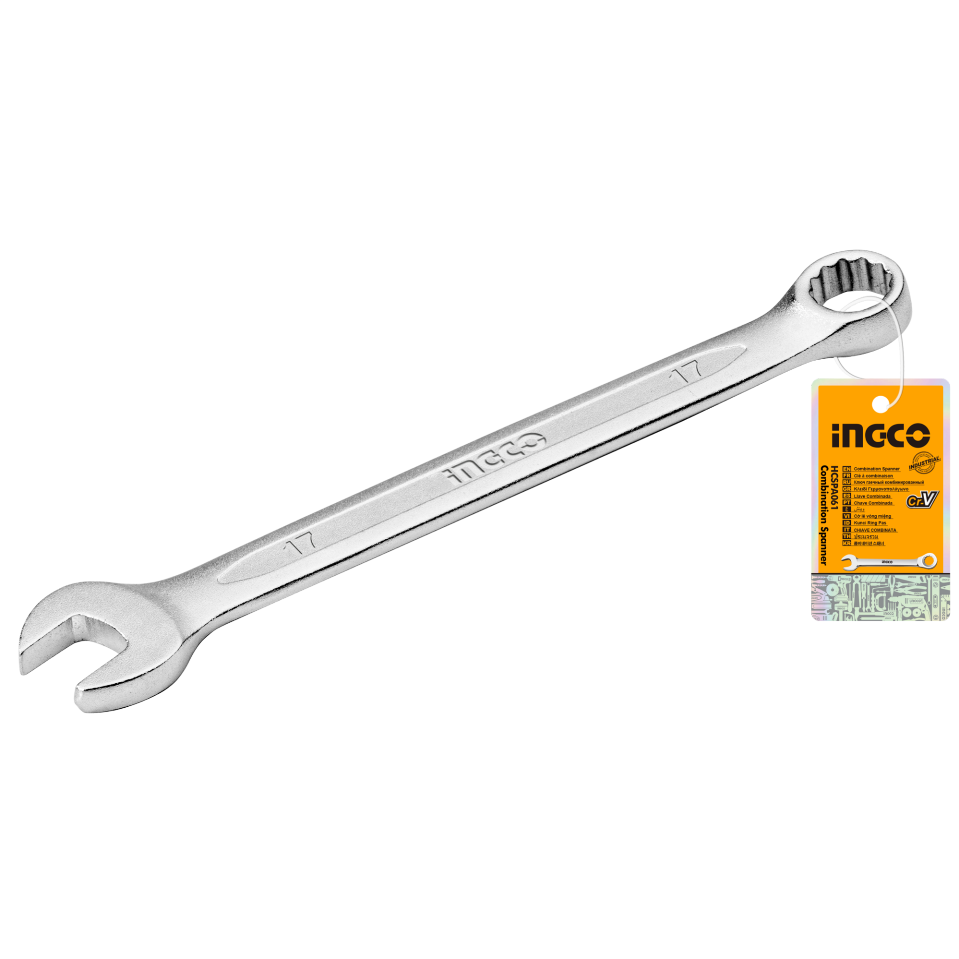 İngco HCSPA171 Kombine Anahtar 17 mm