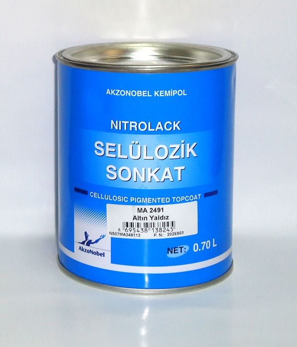 AKZO SELÜLOZİK ALTIN YALDIZ SONKAT BOYA 0,70 lt