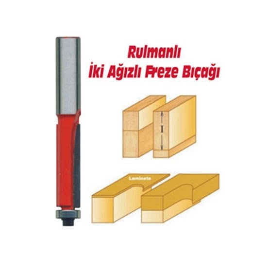 Eurostar TH 14411 Rulmanlı Freze Bıçağı  (6 mm şaftlı)