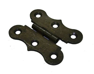 5 cm. KELEBEK DESENLİ ESKİTME SABİT MENTEŞE