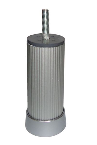 ÇAP 40 mm 10 cm ALÜMİNYUM BAZA AYAĞI ÇİZGİLİ M8 CİVATALI
