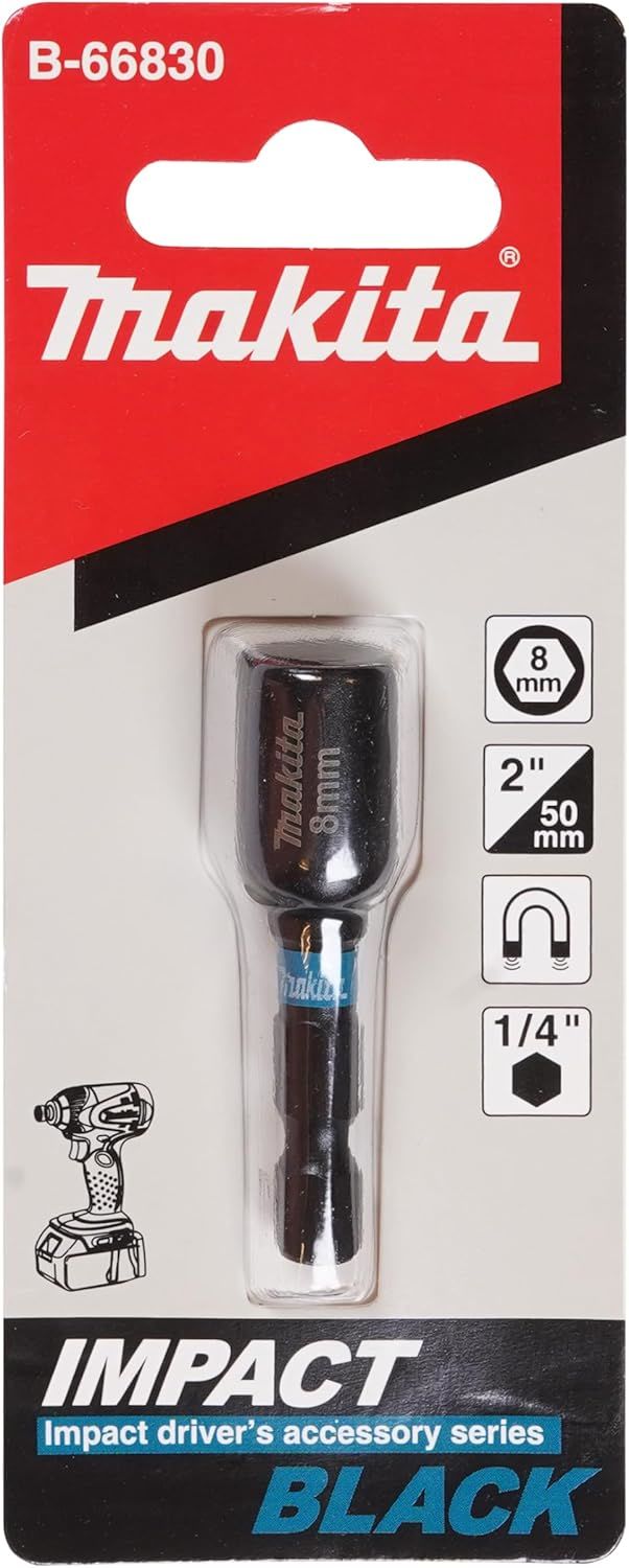 Makita B-66830 Mıknatıslı Bits Somun Sıkma Ucu 8 mm