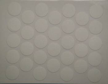 14 mm PVC TAPA BEYAZ