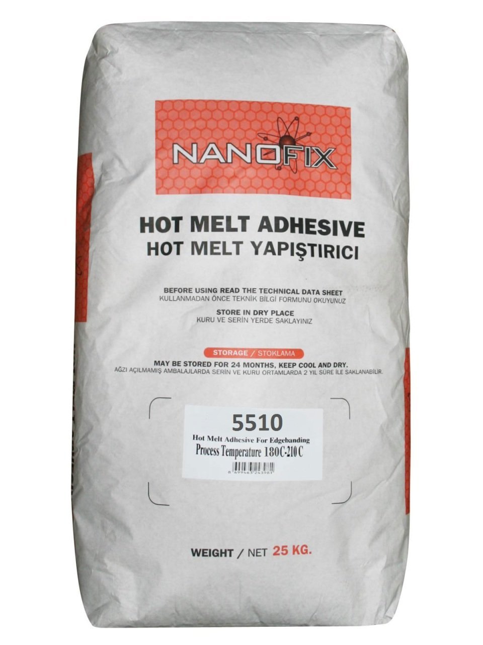 NANOFİX 5510 PVC TUTKALI NATUREL 25 kg.
