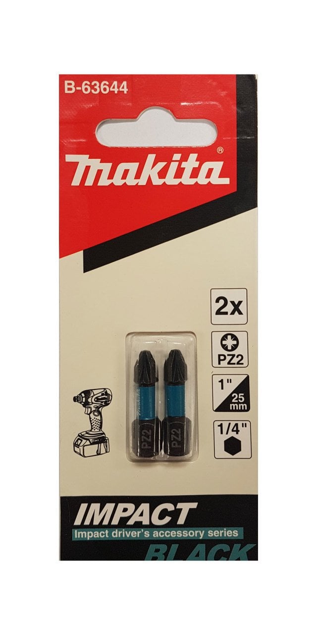 Makita B-63644 Yıldız Bits Uç  PZ2*25 mm (2 adet)