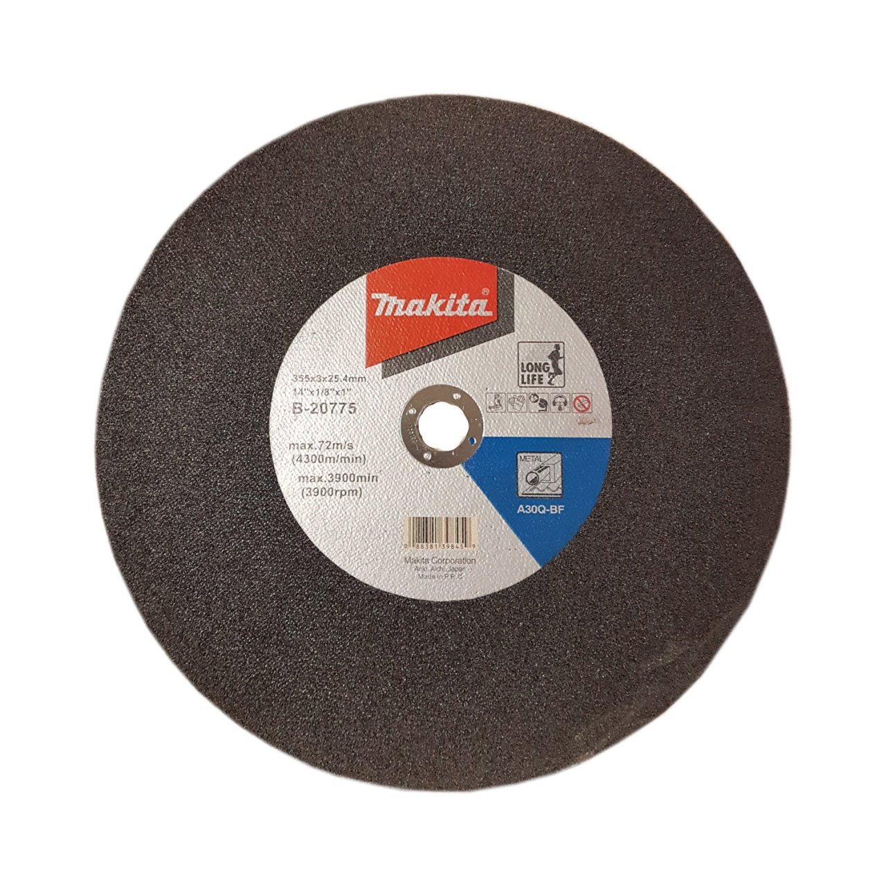 Makita B-20775  Metal Kesici Disk  355*3.0*25.4 mm