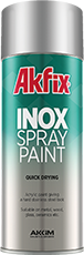 Akfix  İnox Rengi Spreyt Boya 400 ml.