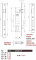 KALE 153 25 mm SİLİNDİRLİ KİLİT DAR TİP