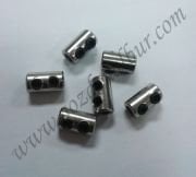 Mini Çelik Halat Klipsi İki Vidalı  (1-1,2-1,5 mm için)