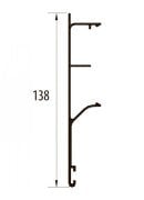 ALBATUR 120 kg. KAPI SİSTEMLERİ İÇİN ALIN KAPAMA PROFİLİ 2mt