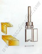 Menteşe Yeri Açma Bıçağı (Göbekten Rulmanlı) 12 mm şaftlı