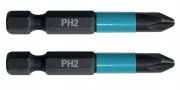 Makit B-63725 Yıldız Bits Uç PH2*50 mm  (2 adet)