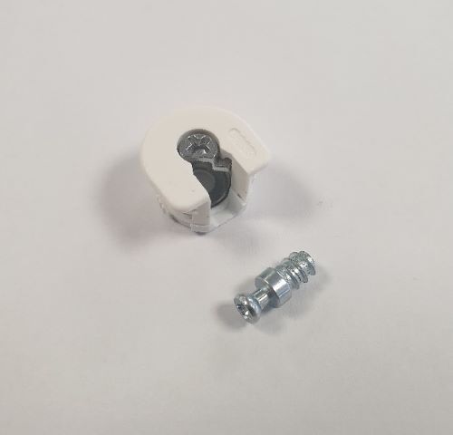 Mesan Kilitli Raffiks Beyaz Takım(Vidası İle Birlikde) 50 Adet