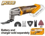 İngco CMLI2022 Akülü Multi Alet 20 Volt (Solo)